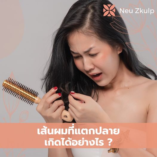 สาเหตุของผมแตกปลาย
